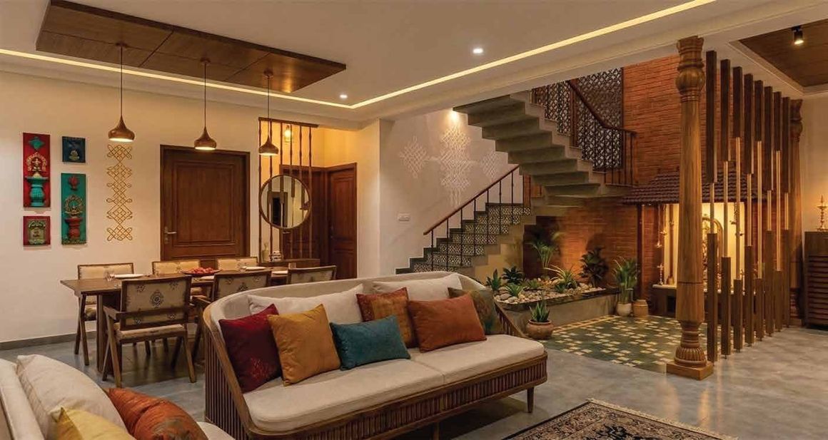Old Madras – Living room (artist's impression)