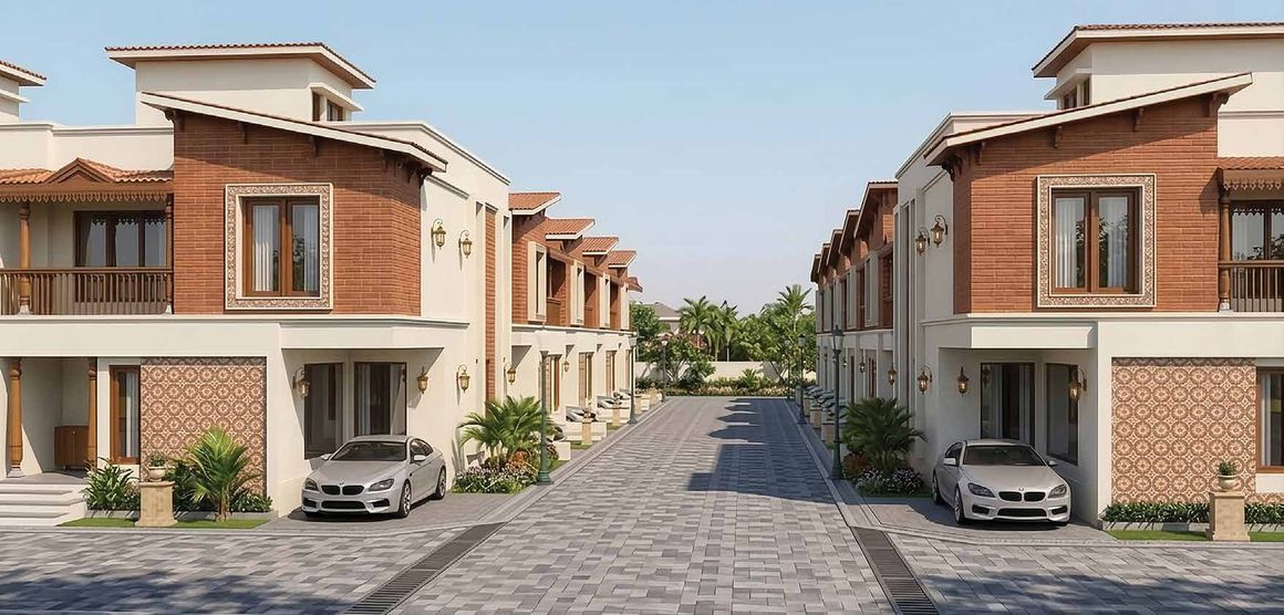 Old Madras – Paved internal street (artist's impression)